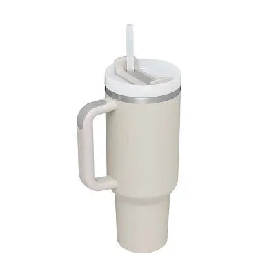 New Hot 40oz Insulated Tumbler acuum Cup 2.0 Thermal Mug for with Handle Straw Stainless Steel Hot and Cold Coffee Drinking