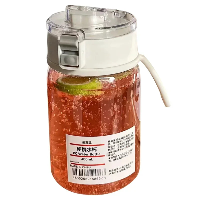 350/550ml Water Bottle Plastic Portable Water Cup with Tea Compartment Outdoor Student Sports Cups BPA Free Water Bottle