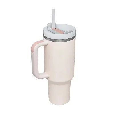 New Hot 40oz Insulated Tumbler acuum Cup 2.0 Thermal Mug for with Handle Straw Stainless Steel Hot and Cold Coffee Drinking