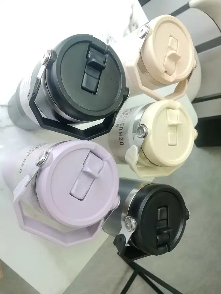 30 oz vacuum insulated mug, double-layer insulation, stainless steel sports water bottle, suitable for hot and cold drinks