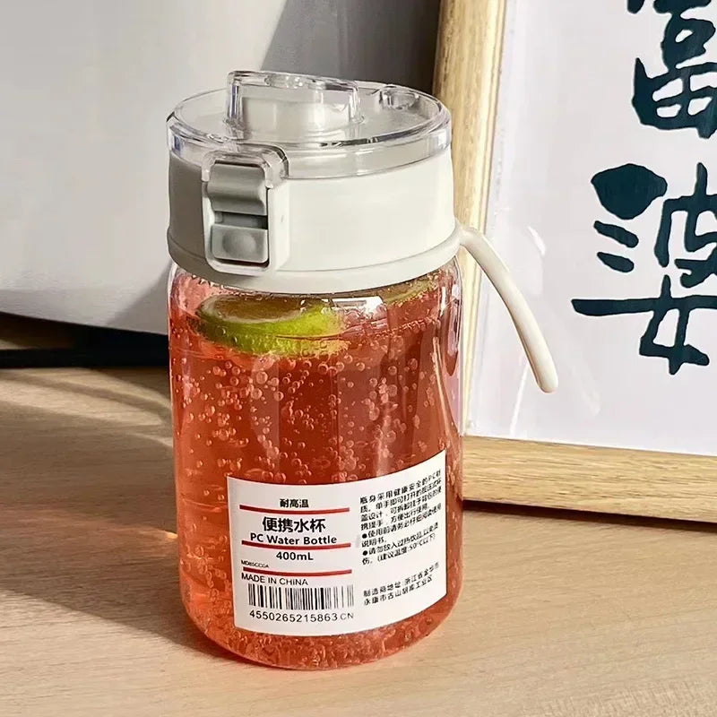 350/550ml Water Bottle Plastic Portable Water Cup with Tea Compartment Outdoor Student Sports Cups BPA Free Water Bottle