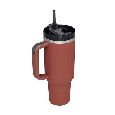 New Hot 40oz Insulated Tumbler acuum Cup 2.0 Thermal Mug for with Handle Straw Stainless Steel Hot and Cold Coffee Drinking