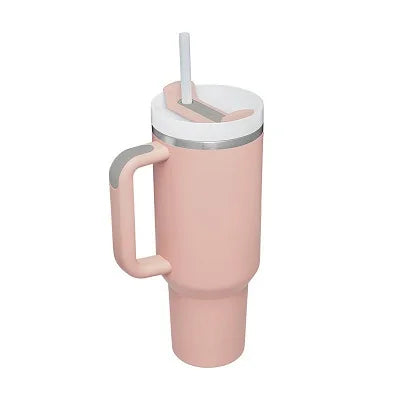 New Hot 40oz Insulated Tumbler acuum Cup 2.0 Thermal Mug for with Handle Straw Stainless Steel Hot and Cold Coffee Drinking