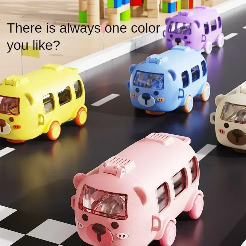 500ML Cute Toy Car Cup with Straw Indoor and Outdoor Water Bottle Large Capacity Plastic Mug for Summer Drinkware Water Bottles