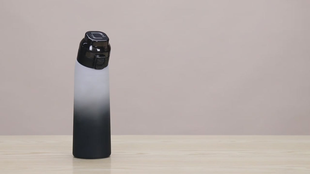 650ML Scent Flavored Water Bottle Leak-Proof with 7 Flavor Pods Air Water Up Bottle Portable for Travel Climbing Hiking